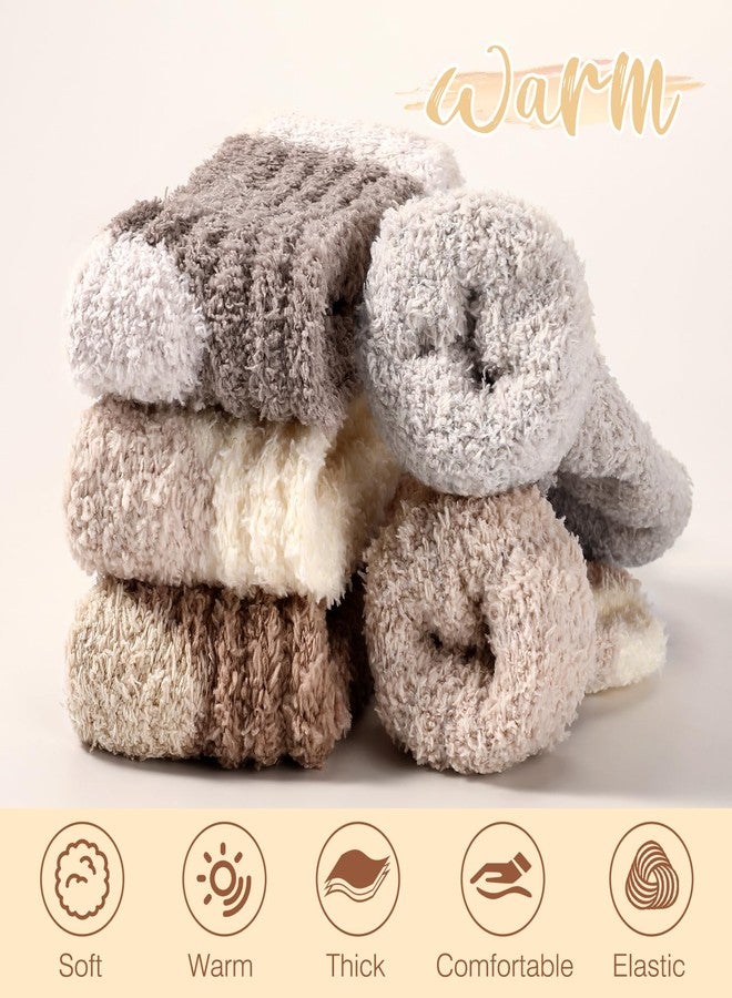 Premillow Fuzzy Socks for Women - Women's Fluffy Socks, Soft Cozy Sock for Women, Winter Thick Warm Sleeping Fluffy Sock for Womens - Image 3